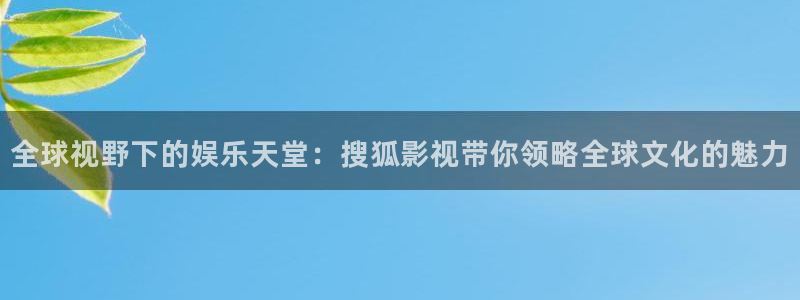 樱桃影视网页版：全球视野下的娱乐天堂：搜狐影视带你领略全球文化的魅力